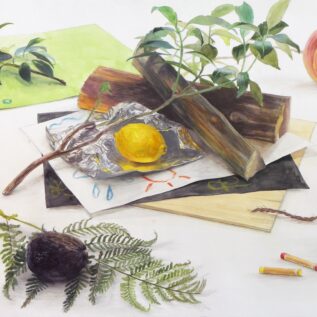 静物着彩　P20　現役生